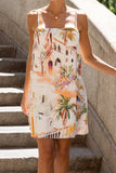 Isola Multicolour Tropical Mini Dress