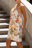 Isola Multicolour Tropical Mini Dress