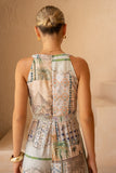 Nyahra Green Tropical Jumpsuit
