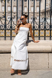 Isobel White Maxi Dress