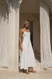 Lumi White Sweetheart Maxi Dress