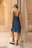 Resa Blue Denim Mini Dress