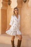 Petite Palms Mini Dress