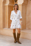 Petite Palms Mini Dress