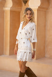 Petite Palms Mini Dress