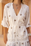 Petite Palms Mini Dress