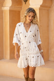 Petite Palms Mini Dress
