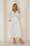Brienna White Maxi Dress