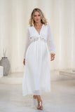 Brienna White Maxi Dress