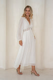 Brienna White Maxi Dress