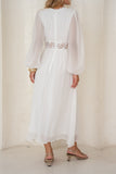 Brienna White Maxi Dress
