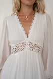 Brienna White Maxi Dress