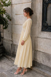 Brienna Yellow Maxi Dress