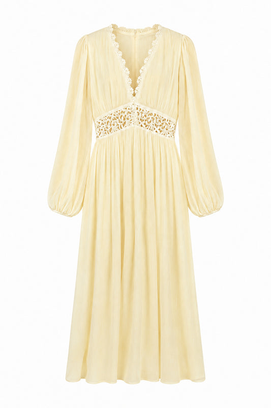 Brienna Yellow Maxi Dress