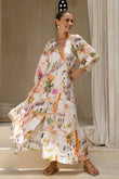 Isola Multicolour Tropical Button Maxi Dress
