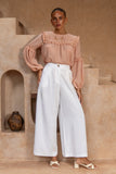 Haidyn Pink Lace and Frill Top