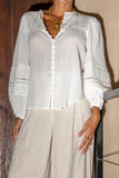 Blair White Lace Detail Blouse