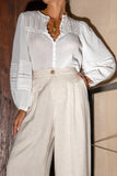Blair White Lace Detail Blouse