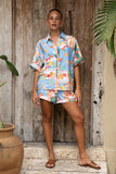 Praia Multicolour Tropical Drawstring Shorts