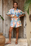 Praia Multicolour Tropical Drawstring Shorts