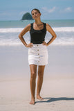 Talitha Black Scoop Neck Tank Top