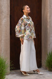 Therese Multicolour Floral Balloon Sleeve Blouse