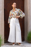 Therese Multicolour Floral Balloon Sleeve Blouse
