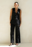 Keke Black Wide Leg Pants