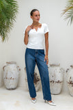Sawyer Blue Denim Jeans
