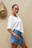 Jordyn White Oversized T-Shirt