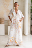 Emmeline Yellow Floral Ruffle Blouse