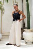 Arina Black Lace Cami Top