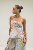 Carmella Pink Floral Cami Top