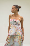 Carmella Pink Floral Cami Top