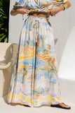 Solmar Multicolour Abstract Wide Leg Pants