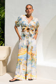 Solmar Multicolour Abstract Wide Leg Pants