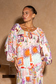 Sirocca Multicolour Patchwork Blouse