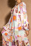 Sirocca Multicolour Patchwork Blouse