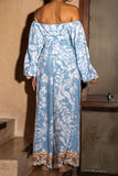 Zephir Blue Boho Blouse