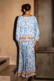 Zephir Blue Boho Blouse