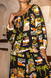 Aelithia Multicolour Tropical Blouse