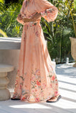 Charlotte Pink Floral Wide Leg Pants