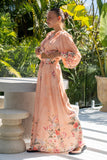 Charlotte Pink Floral Wide Leg Pants