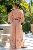 Charlotte Pink Floral Balloon Sleeve Blouse