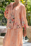 Charlotte Pink Floral Balloon Sleeve Blouse