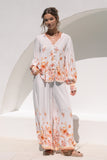 Amelisse Pink Floral Wide Leg Pants