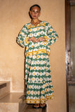 Emeris Green Abstract Blouse