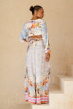 Saint Tropez Multicolour Tropical Wide Leg Pants