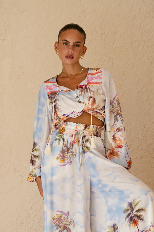 Saint Tropez Multicolour Tropical Blouse