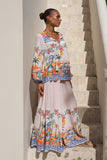 Zoraida Multicolour Tropical Blouse